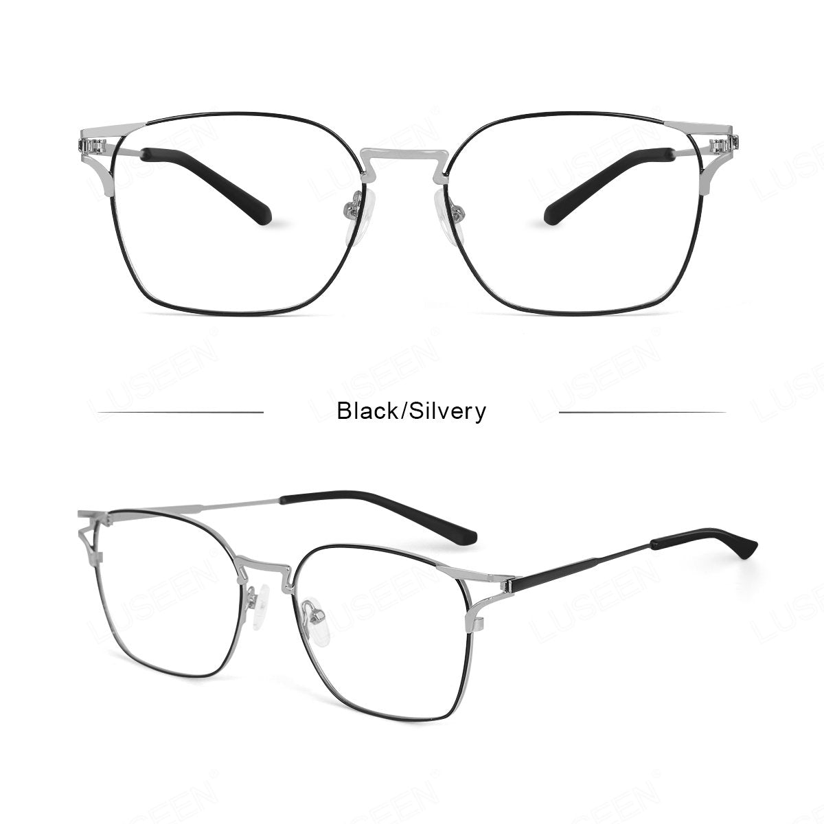 LUSEEN AG2236 Photochromic Anti-Radiation Eyeglasses Rectangle Shades For Women Man Eyeglass Anti Blue Ray Hot Sale Fashion Glasses