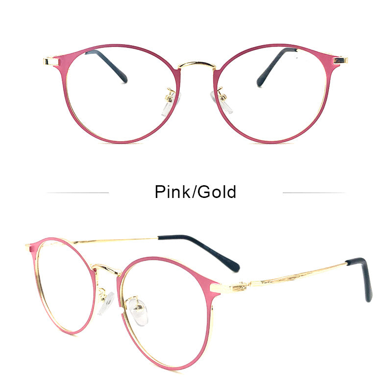 LUSEEN Anti Radiation Photochromic Eyeglasses para sa Kababaihan Mga Lalaki na Napalitan ng Lens Computer Blue Light na Salamin AG2208