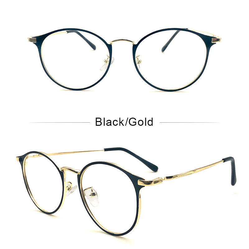 LUSEEN Anti Radiation Photochromic Eyeglasses para sa Kababaihan Mga Lalaki na Napalitan ng Lens Computer Blue Light na Salamin AG2208