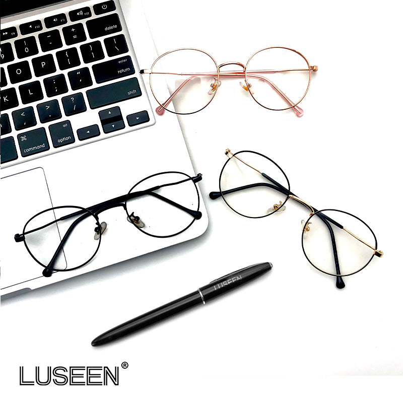 LUSEEN Photochromic Anti Radiation Eyeglass Para sa Babae Anti Blue Ray Eye Glasses AG2209
