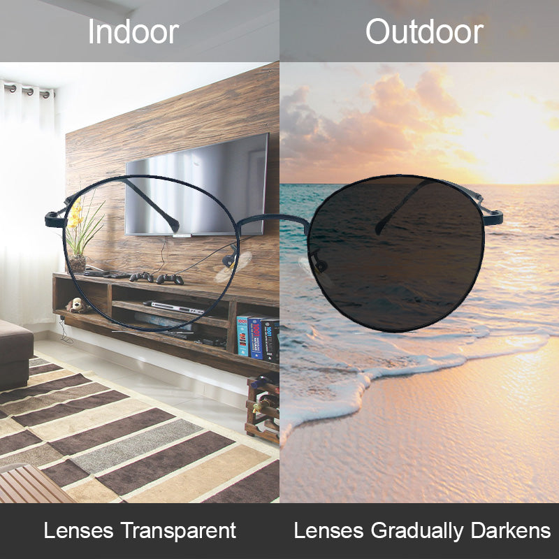 LUSEEN Photochromic Anti Radiation Eyeglass Para sa Babae Anti Blue Ray Eye Glasses AG2209