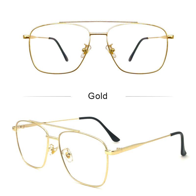LUSEEN Anti Radiation Eyeglass Photochromic Eye Glasses para sa Babae at Lalaki na Mapapalitang Lens UV400 Eyeglasses AG2215