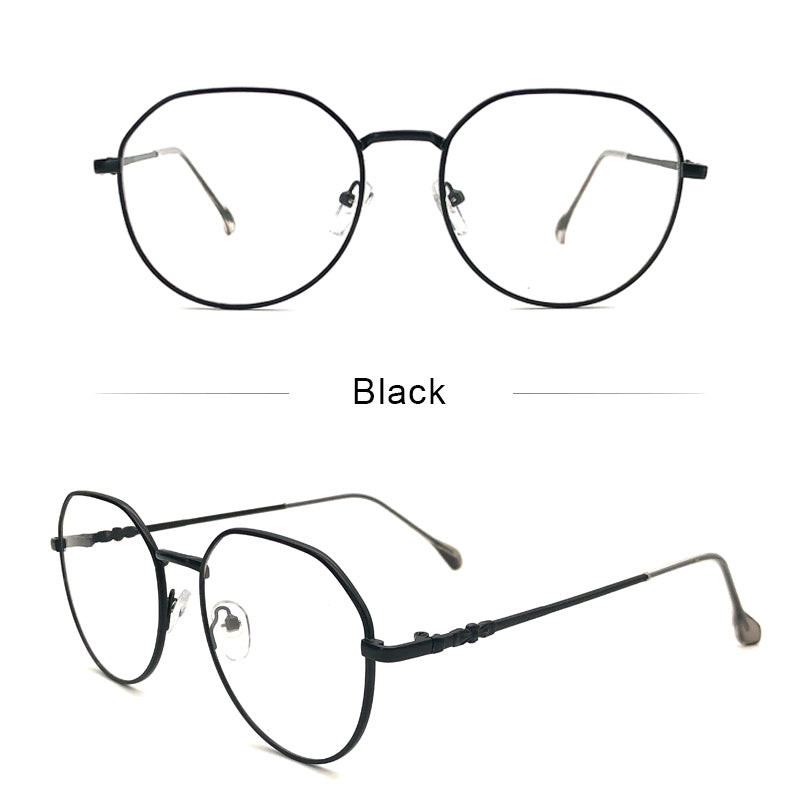 LUSEEN Photochromic Anti Radiation Salamin sa Mata Metal Computer Anti Blue Light Salamin Para sa Babae AG2218