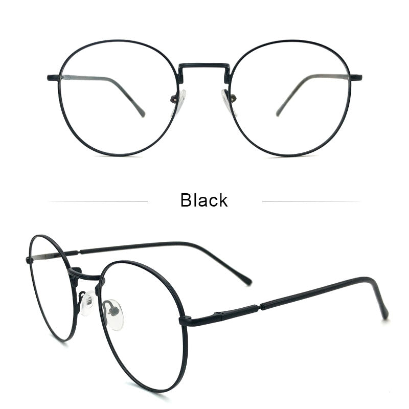 LUSEEN Anti Radiation Photochromic Eye Glasses Para sa Babae Mga Lalaki Maaaring Palitan ng Lens Mga Salamin sa Mata Frame Anti UV lens AG2219