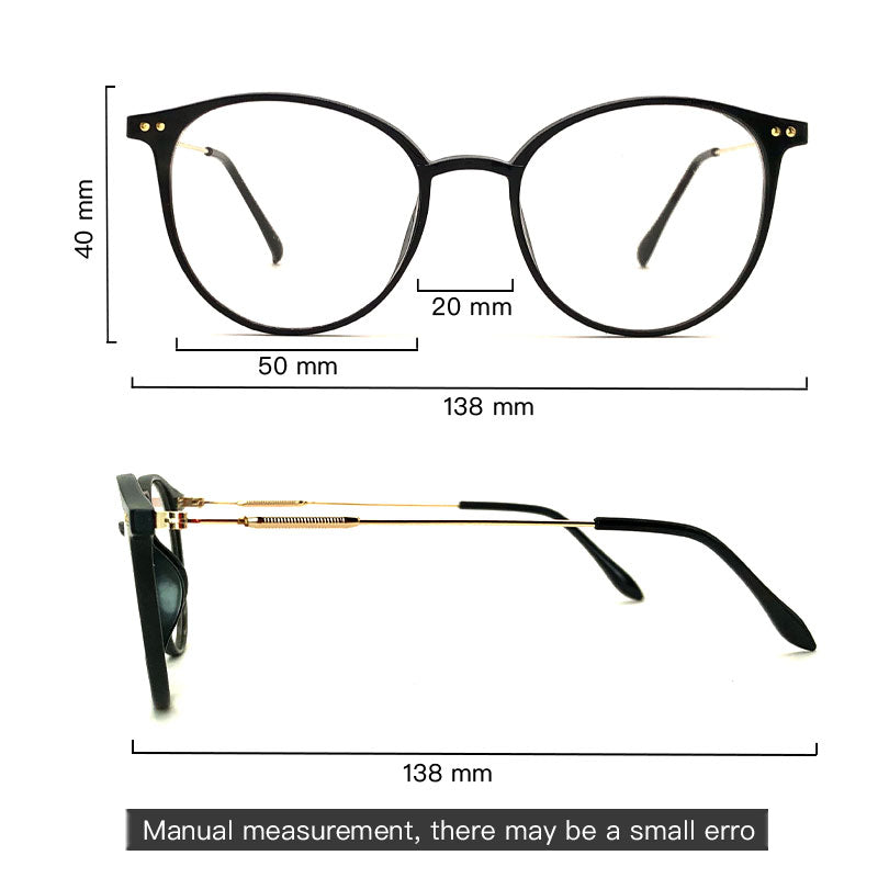 LUSEEN Anti Radiation Eyeglass Photochromic Computer Eye Glasses para sa Mga Lalaki at Babae AG2220