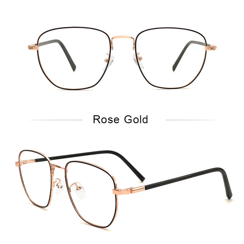 LUSEEN Anti Radiation Eyeglass Photochromic Eye Glasses For Woman Man Replaceable Lens Eyewear AG2221