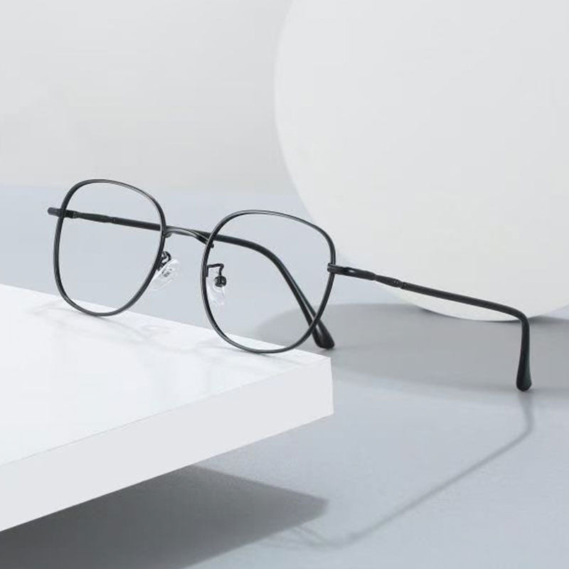 LUSEEN Anti Radiation Photochromic Eyeglass Para sa Babae Lalaki Mapapalitang Salamin sa Mata Anti Blue Light Eyewear AG2222