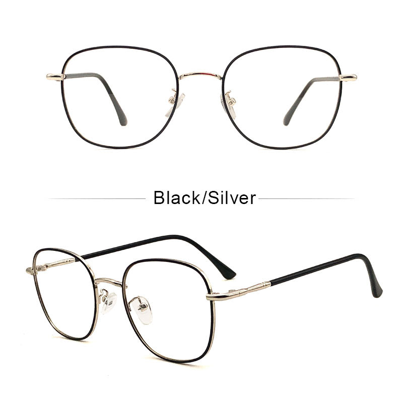 LUSEEN Anti Radiation Photochromic Eyeglass Para sa Babae Lalaki Mapapalitang Salamin sa Mata Anti Blue Light Eyewear AG2222