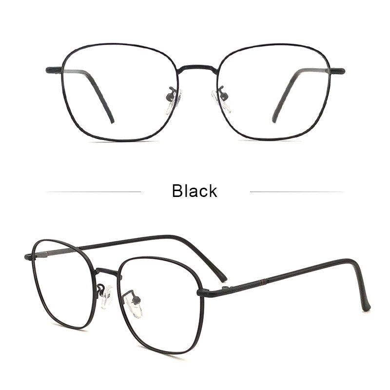 LUSEEN Anti Radiation Eyeglass Para sa Babae at Lalaki Photochromic na Mapapalitang Lens Eye Glasses Anti Blue Light Glass AG2224