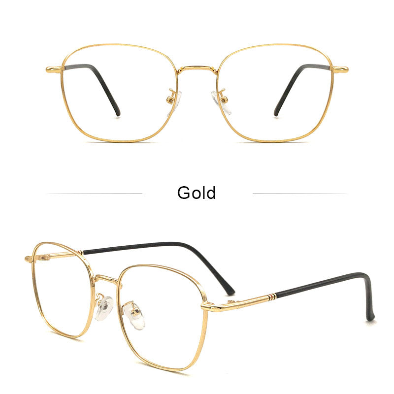 LUSEEN Anti Radiation Eyeglass Para sa Babae at Lalaki Photochromic na Mapapalitang Lens Eye Glasses Anti Blue Light Glass AG2224