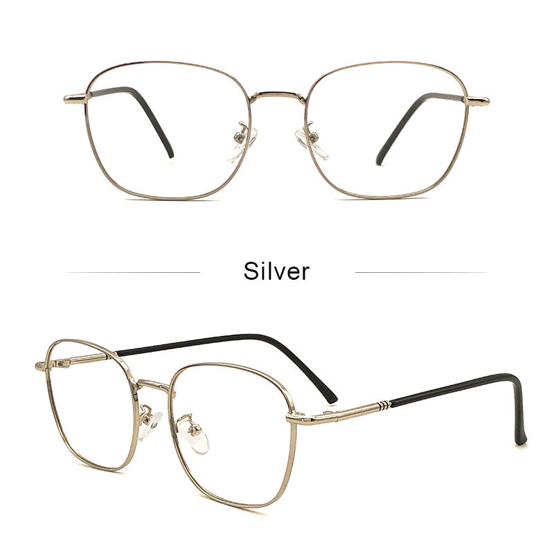 LUSEEN Anti Radiation Eyeglass Para sa Babae at Lalaki Photochromic na Mapapalitang Lens Eye Glasses Anti Blue Light Glass AG2224