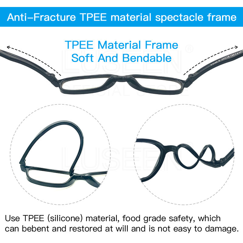 LUSEEN Anti Radiation Eye Glasses para sa mga Bata Anti Rad Eye Glasses na may Case Protect Eyewear para sa Mga Lalaki at Babae AG3201