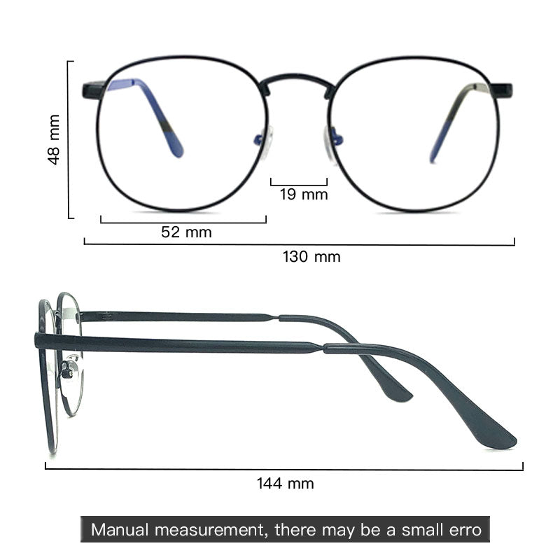 LUSEEN Anti Radiation Eyeglass Para sa Lalaki at Babae na Maaaring Palitan ng Lens Frame na Salamin sa Mata AG8801