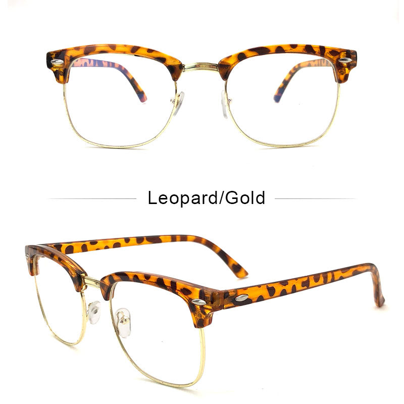 LUSEEN Eyewear Square Anti Radiation Replaceable Lens para sa Mga Lalaki at Babae AG8802