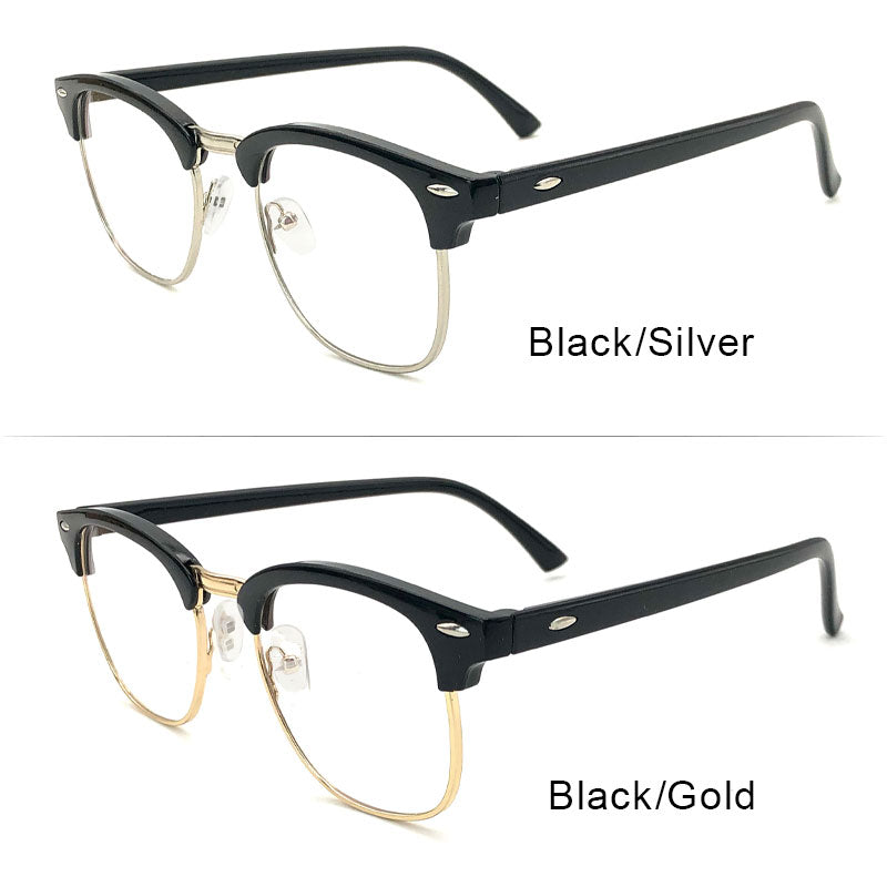 LUSEEN Eyewear Square Anti Radiation Replaceable Lens para sa Mga Lalaki at Babae AG8802