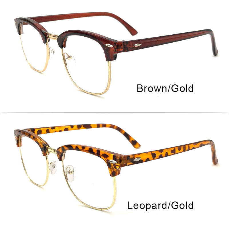 LUSEEN Eyewear Square Anti Radiation Replaceable Lens para sa Mga Lalaki at Babae AG8802
