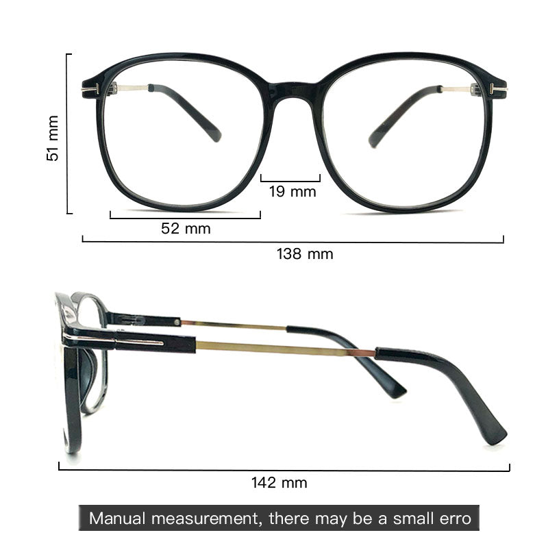 LUSEEN Anti Radiation Glasses Maaaring Palitan ng Lens Computer Eyeglass para sa Mga Lalaki at Babae na Salamin sa Mata AG8803