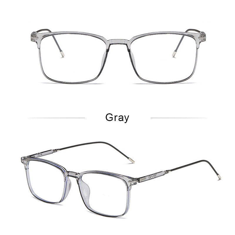 LUSEEN Anti Radiation Eyeglass Para sa Babae At Lalaki Anti Rad Eye Glasses Square TR Frame Anti Blue Ray Glass AG8807