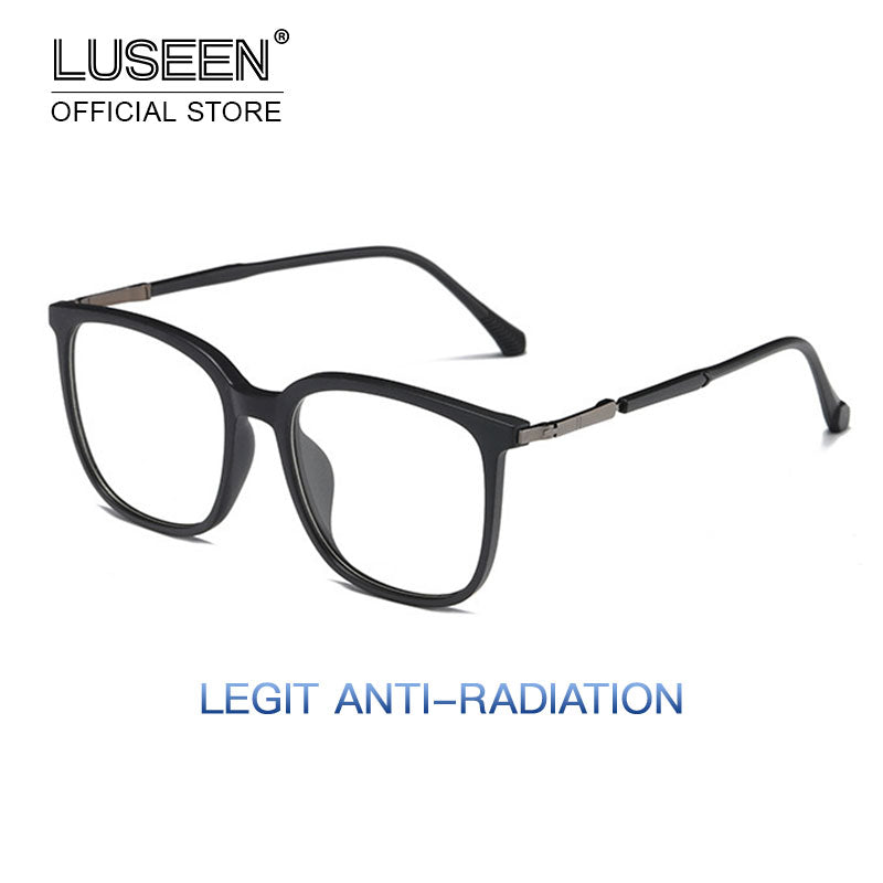 LUSEEN Anti Radiation Eyeglass Para sa Babae At Lalaki TR Frame Anti Rad Reading Eye Glasses Anti Blue Ray Eyeglasses AG8808