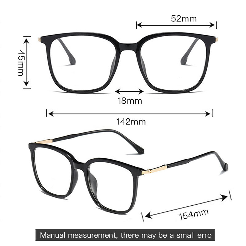 LUSEEN Anti Radiation Eyeglass Para sa Babae At Lalaki TR Frame Anti Rad Reading Eye Glasses Anti Blue Ray Eyeglasses AG8808