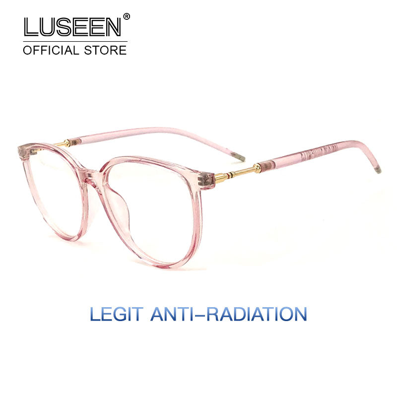 LUSEEN Eyeglass Anti Radiation Para sa Babae At Lalaki Maaaring Palitan ng Lens Frame Anti Rad Eye Glasses AG8809