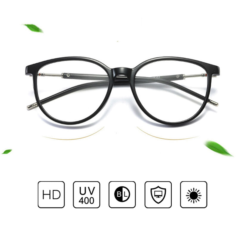 LUSEEN Eyeglass Anti Radiation Para sa Babae At Lalaki Maaaring Palitan ng Lens Frame Anti Rad Eye Glasses AG8809