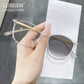 LUSEEN AG2258 Photochromic Anti-Radiation Eyeglasses Frame Color Change Unisex Full Rim PC+Alloy Round Eyewear