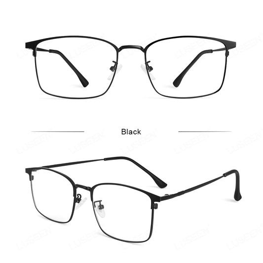 LUSEEN AG2235 Photochromic Ant-Radiation Eyeglass Shades For Women Man Cyber Glasses Replaceable Lens Fashion Sunglass