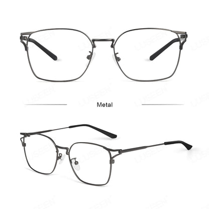 LUSEEN AG2236 Photochromic Anti-Radiation Eyeglasses Rectangle Shades For Women Man Eyeglass Anti Blue Ray Hot Sale Fashion Glasses