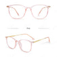 LUSEEN AG2258 Photochromic Anti-Radiation Eyeglasses Frame Color Change Unisex Full Rim PC+Alloy Round Eyewear