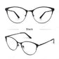 LUSEEN AG2243 Unisex Photochromic Anti Radiation Eyeglass Shades For Men Women Sunglasses Cat Eye For Round Face For Beach Eyewear Frames