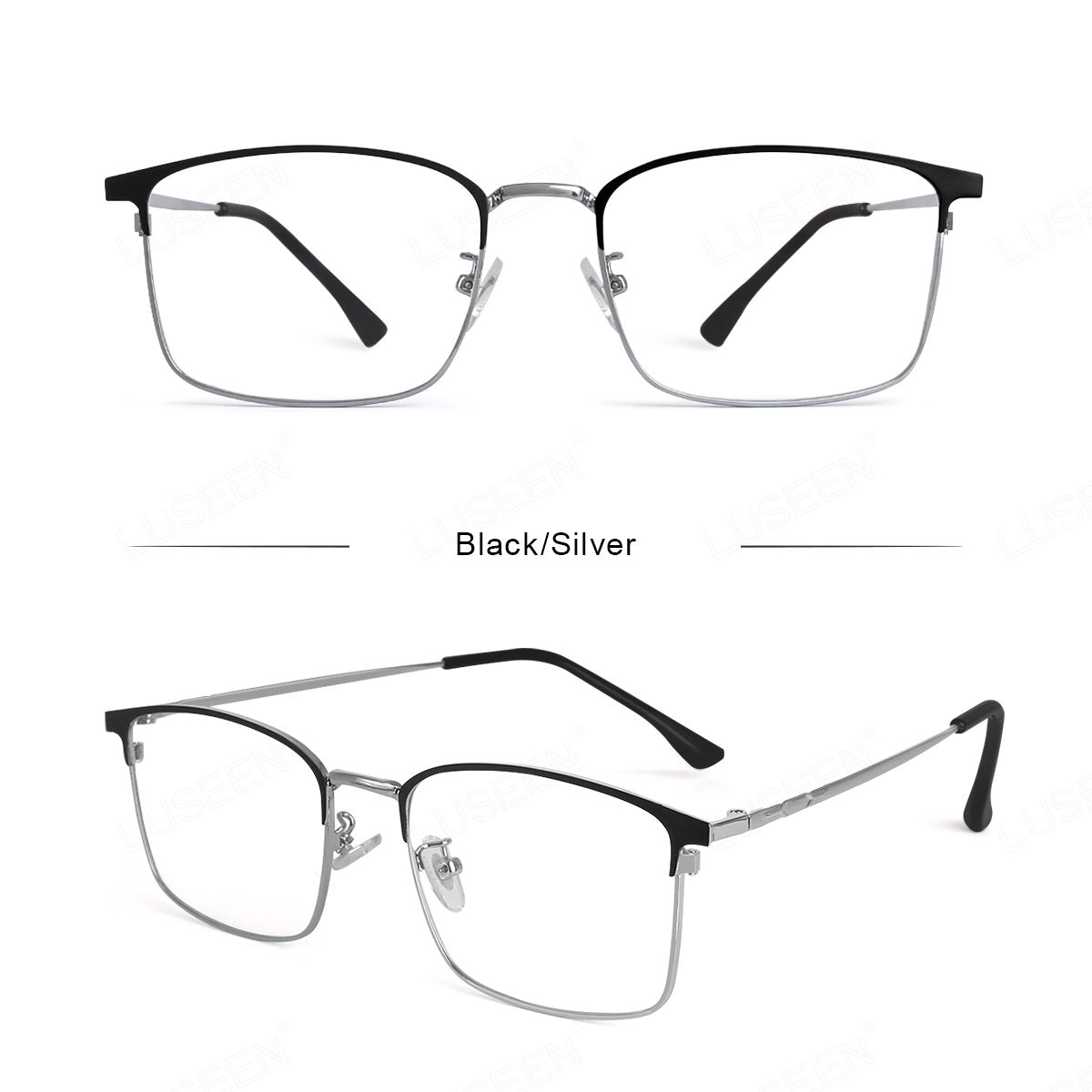 LUSEEN AG2235 Photochromic Ant-Radiation Eyeglass Shades For Women Man Cyber Glasses Replaceable Lens Fashion Sunglass