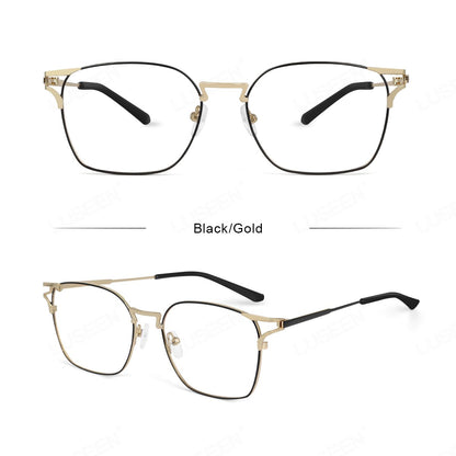 LUSEEN AG2236 Photochromic Anti-Radiation Eyeglasses Rectangle Shades For Women Man Eyeglass Anti Blue Ray Hot Sale Fashion Glasses