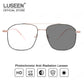 LUSEEN AG2234  Photochromic Anti Radiation Eyeglass Unisex Full Rim Student Replaceable Lenses  Fashion Glasses