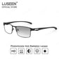 LUSEEN Anti-Radiation Photochromic Eyeglasses For Men Women Rectangle Fashion AG2255