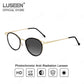 LUSEEN AG2269 Photochromic Anti Radiation Eyeglass for Men Women Anti Blue Light Replaceable Type Fashion Glasses