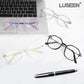LUSEEN AG2257 Unisex Photochromic Anti Radiation Fashion Eyeglass Shades For Men Women Sunglasses For Round Face