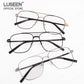 LUSEEN AG2233 New Anti Radiation Glasses Photochromic Computer Glasses Metallic Frame Replaceable Lens Fashion Unisex Glasses
