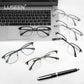 LUSEEN AG2270 Photocromic Anti Radiation Eyeglass Unisex for Women Men Fashion Student Neutral Browline Glasses AG2270