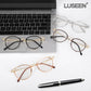 LUSEEN AG2269 Photochromic Anti Radiation Eyeglass for Men Women Anti Blue Light Replaceable Type Fashion Glasses