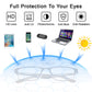 LUSEEN AG2244 Anti Radiation Photochromic Eyeglass Unisex Neutral Student Resin Full Rim Fashion Square Frame Glasses