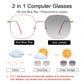 LUSEEN Photochromic Anti Radiation Eyeglass Oversized Full Rim For Man And Woman Unisex Eyewear AG2261