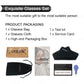 LUSEEN AG2267 Photochromic Anti-Radiation Eyeglasses Shades For Women Men Replaceable Lens Fashion Full Rim Round Frame
