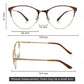 LUSEEN AG2243 Unisex Photochromic Anti Radiation Eyeglass Shades For Men Women Sunglasses Cat Eye For Round Face For Beach Eyewear Frames