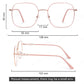 LUSEEN Photochromic Anti Radiation Eyeglass Oversized Full Rim For Man And Woman Unisex Eyewear AG2261