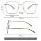 LUSEEN AG2265 Photochromic Anti-Radiation Eyeglasses Shades For Women Men Replaceable Lens Fashion OOTD
