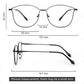 LUSEEN AG2249 Anti-Radiation Photochromic Eyeglasses For Men Women Cat Eye Fashion Eyecare