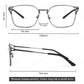 LUSEEN AG2236 Photochromic Anti-Radiation Eyeglasses Rectangle Shades For Women Man Eyeglass Anti Blue Ray Hot Sale Fashion Glasses