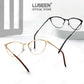 LUSEEN AG2243 Unisex Photochromic Anti Radiation Eyeglass Shades For Men Women Sunglasses Cat Eye For Round Face For Beach Eyewear Frames