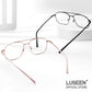 LUSEEN AG2234  Photochromic Anti Radiation Eyeglass Unisex Full Rim Student Replaceable Lenses  Fashion Glasses